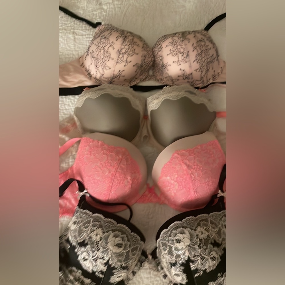 All 4 bras 50$ OBO. 15$ separately.